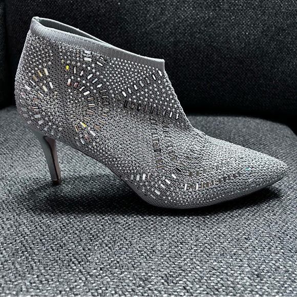 Lauren Lorraine Rhinestone Ankle Boot Size 10 - Picture 2 of 13